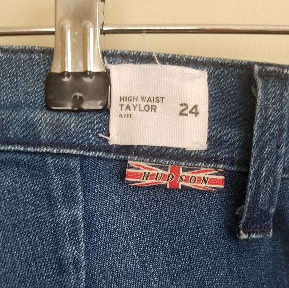 Hudson High Waist Taylor Flare Jeans sz 24 - Picture 5 of 8